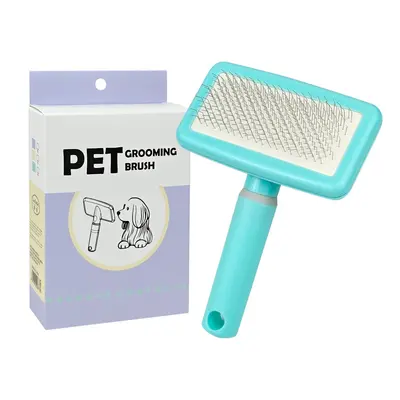 Pet Slicker Brush for Dogs and Cats, Undercoat Grooming Comb - 7