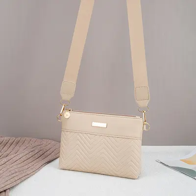 Gewellte bestickte Damen-Handtasche im Hidschab-Stil - 4
