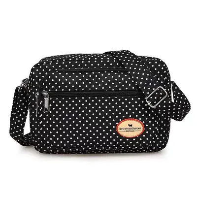 Polka-Dot Multi-Layer Cloth Shoulder Bag for Elderly - 6