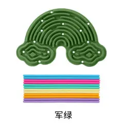 Cloud Rainbow Decompression Board, Children's Educational Puzzle Twist Toy - 10