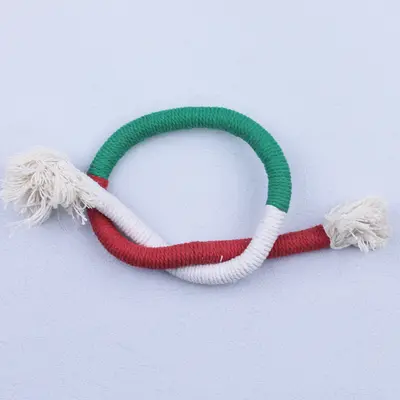 Cat Chew Rope and Teaser Wand Set, Teeth Cleaning, Durable Cat Toy - 6