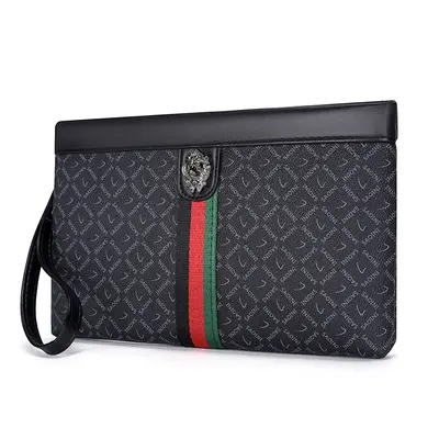 Men's Clutch Bag, Large Capacity Envelope Handbag - 5