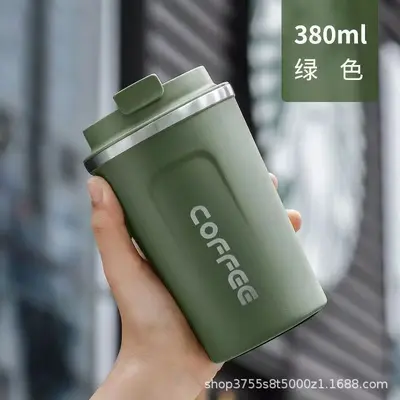 Portable 304 Stainless Steel Vacuum Insulated Coffee Cup for Car - 9