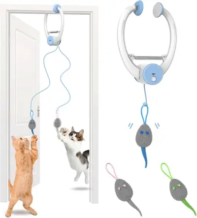 Electric Door-Hanging Automatic Interactive Cat Toy - 10