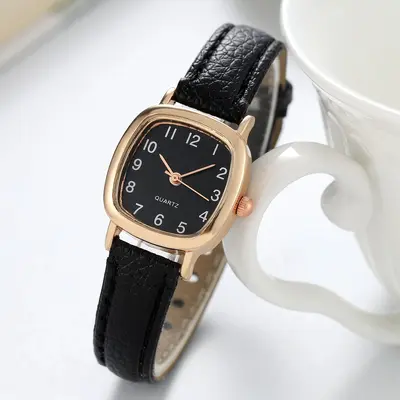 Women's Korean-style quartz watch with elegant thin strap - 8