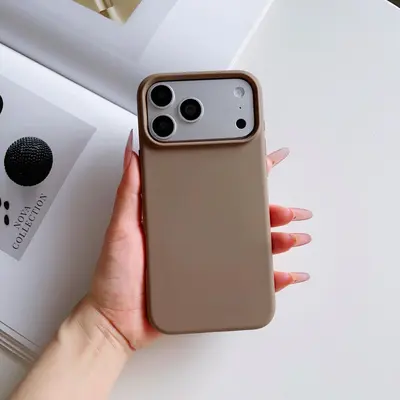 Macaron color liquid silicone iPhone 17 Pro Max case minimalist - 13