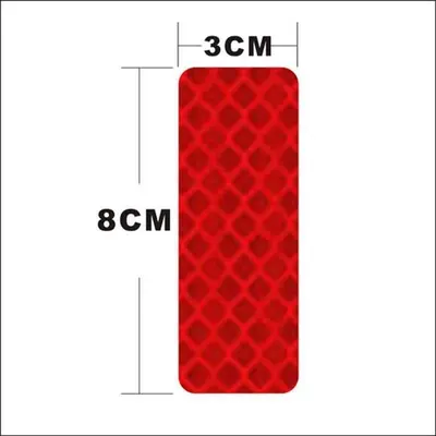 Car Reflective Warning Strips, Helmet and Bicycle Reflective Strips - 8