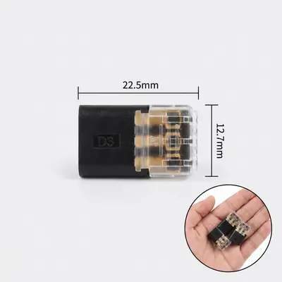 D2T2 Quick Wire Connector Solderless No-Strip for LED Luminaires Boxed - 9