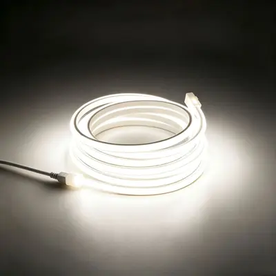 LED-Streifen 220V selbstklebend mit Silikon-Überzug, weiches Silikon-Design für Wohnzimmer COB-Silikon-LED-Streifen - 8