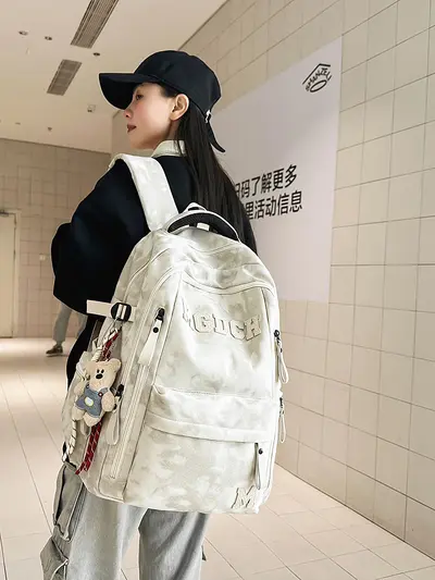 Large Capacity Korean Style Backpack with Laptop Compartment