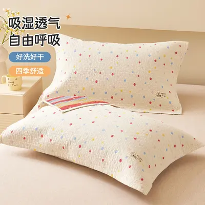 Class A Pure Cotton Gauze Pillow Towels, 100% Cotton, Pack of 2 - 5
