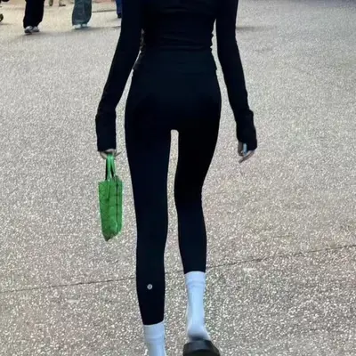 LULU Yoga-Leggings, hohe Taille, Po-Lift, 7/8-Länge für Damen - 1