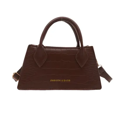 Retro Large-Capacity Women's Handbag, Shoulder and Crossbody, Small Square - 7