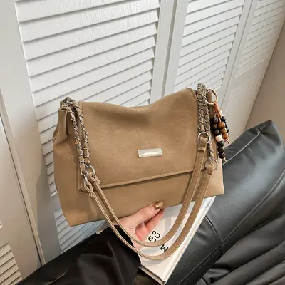 Damen-Kettentasche 2026, Retro-Tote-Bag - 9