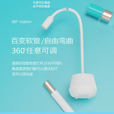 YXW006 Masaüstü lotus tırnak lambası mini taşınabilir fototerapi