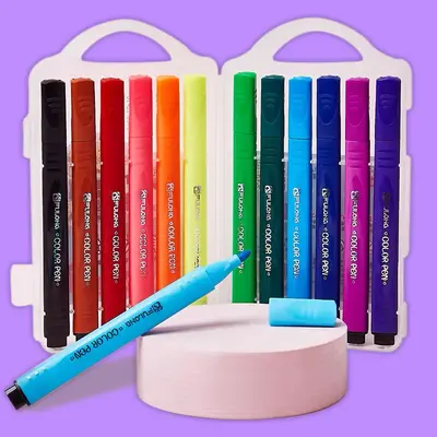 Aquarellstiftset, 24 Farben, ungiftig - 4