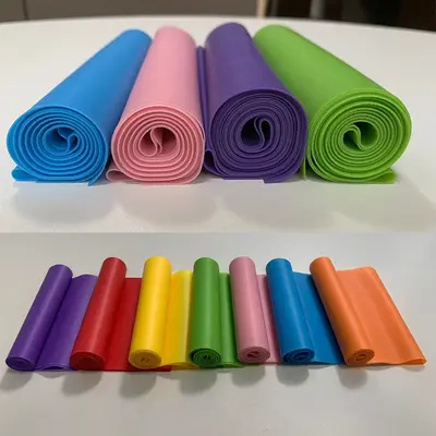 Yoga Loop Resistance Band Set for Leg and Glute Training, Rehabilitation - 11