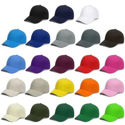 Wholesale hats manufacturer, solid color lightweight plain duck tongue men's caps, sun visor and sun protection, various LOGO baseball caps