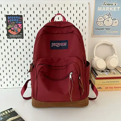 New style backpack, new casual style for men and women, travel computer bag for middle school students, stylish student school bag, fashionable. - 11