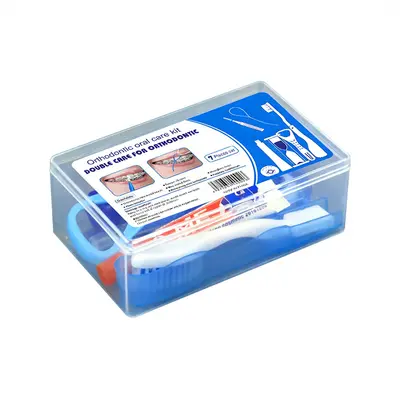 Portable oral care set toothbrush dental floss - 5