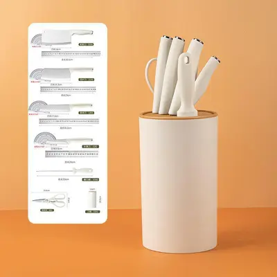 5-piece kitchen knife set, stainless steel - 10