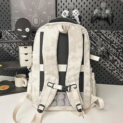 Korean Style Student Backpack, Large Capacity, Air Cushion - 3