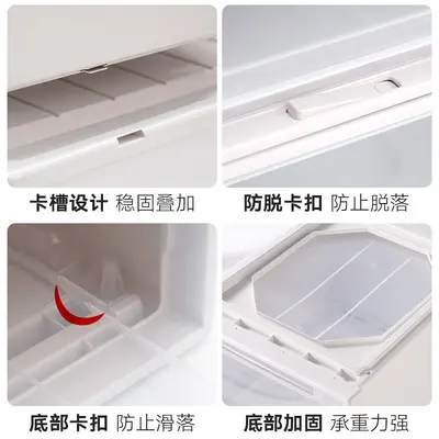 Schubladenspeicherbox Schubladenaufbewahrungskiste transparente Schuhbox Schubladenaufbewahrung Haushaltsspeicherbox für Kleidung en gros