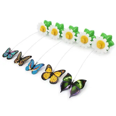 Smart Automatic Rotating Cat Teaser with Flying Bird and Butterfly - 10