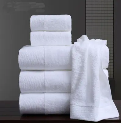 Hotel towel pure cotton extra absorbent white bath towel - 12