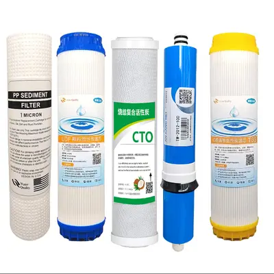 10 Inch Water Purifier Sediment Filter, UDF Activated Carbon, T33 Coconut Shell Carbon - 11