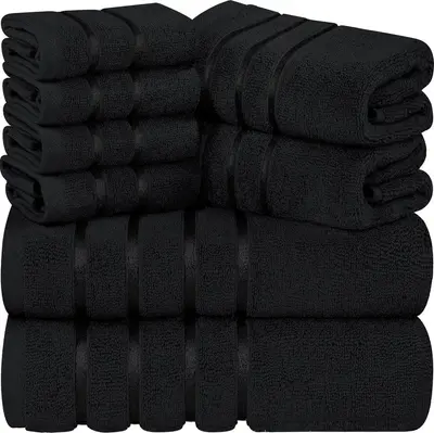 Reines Baumwoll-Sechs-teiliges Handtuchset - 8