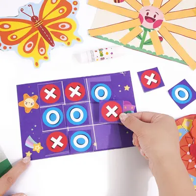 Children's Paper Cutting Book DIY Craft Set for Beginners