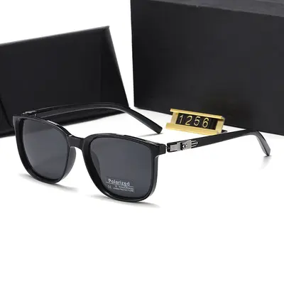 Fashion Metal Polarized Sunglasses Round Face Universal Oversized Frame Driving Sunglasses for Men - 7