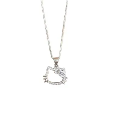 Hollow Cat Design Necklace, Simple and Versatile Style