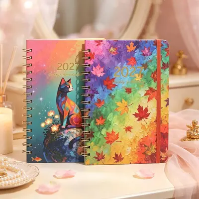 2027 Planner Notebook, A5, Spiral Bound