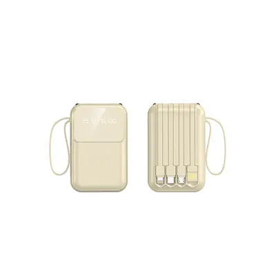 Wholesale 3C certified fast charging wired mobile powerbank with large 10,000 mAh capacity, with custom logo print - 7