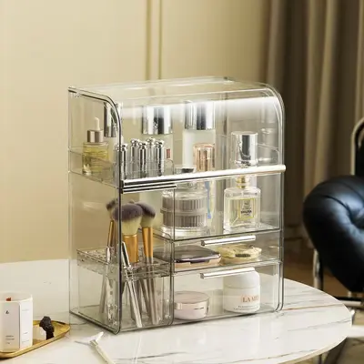 Kosmetik-Aufbewahrungsbox, Schminktisch-Organizer - 12