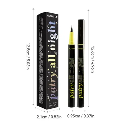 MLSMILE wasserfester Flüssig-Eyeliner in Schwarz, Weiß und Silber