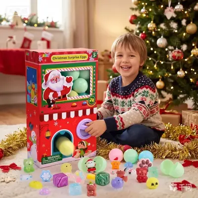 Gachapon Squishy Toys Advent Calendar with Gacha Capsule Machine