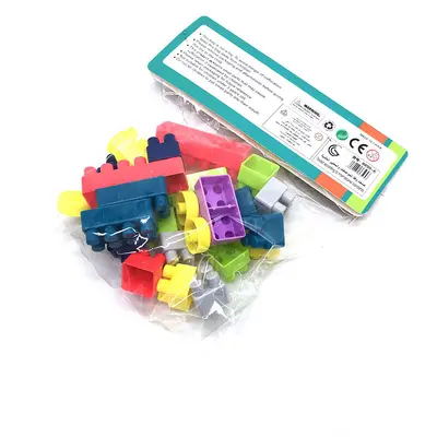 Children's toy bag building blocks DIY educational large particle assembly blocks enlightenment early education assembly wholesale 2 yuan store
