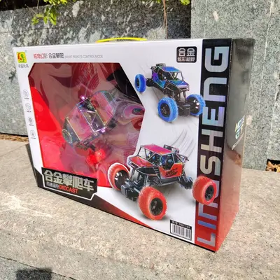 Alloy remote control climbing car gift box