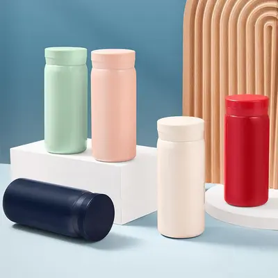Taşınabilir ultra hafif mini termos bardak, 200 ml - 4