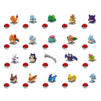 Cartoon Small Particle 3D Building Blocks Figure Educational Toy