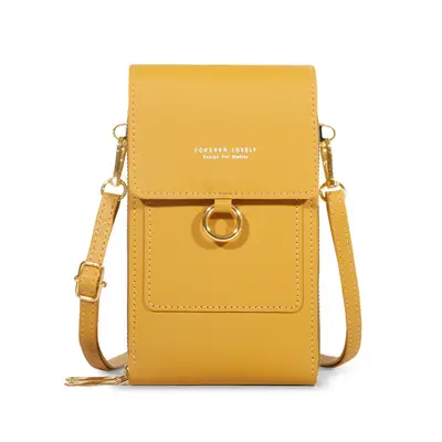 MADLEY Crossbody-Handytasche aus PU-Leder mit Touchscreen - 8