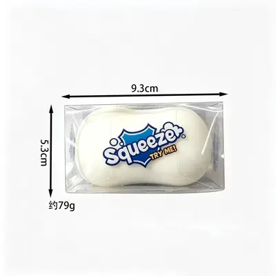 Slow Rebound Fruit and Vegetable Squishy Toy, Silicone Stress Reliever - 13