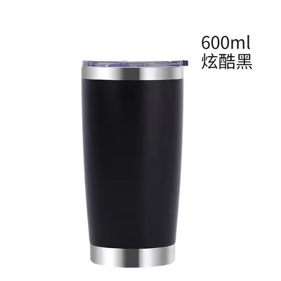 304 Paslanmaz Çelik Araç İçi Termos Bardak, 20 oz, Vakumlu Çift Katman - 4