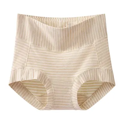 Hanf-Damenslip aus Baumwolle, mittelhoher Bund, nahtlos, Plus Size - 8