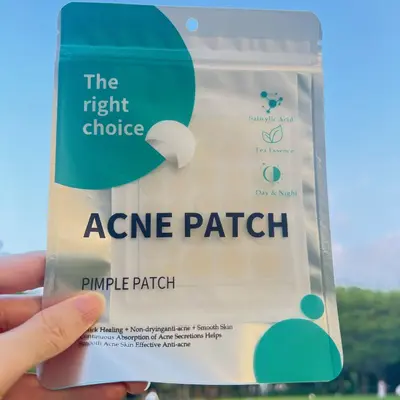 Invisible Hydrocolloid Acne Patches, Concealing, Transparent Round, Portable Pack - 11