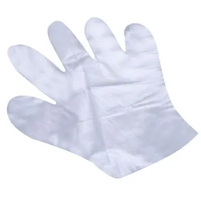 Einweg-Transparente PE-Küchenhandschuhe für Lebensmittel