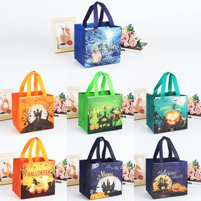 Halloween Non-Woven Gift Bag, Printable Logo - 7